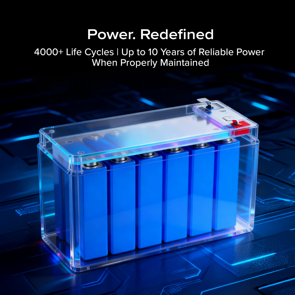 12V 10Ah - LiFePO4 Battery