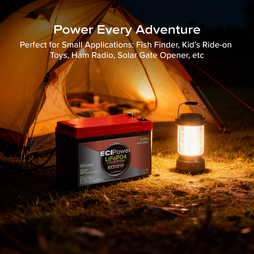 12V 10Ah - LiFePO4 Battery