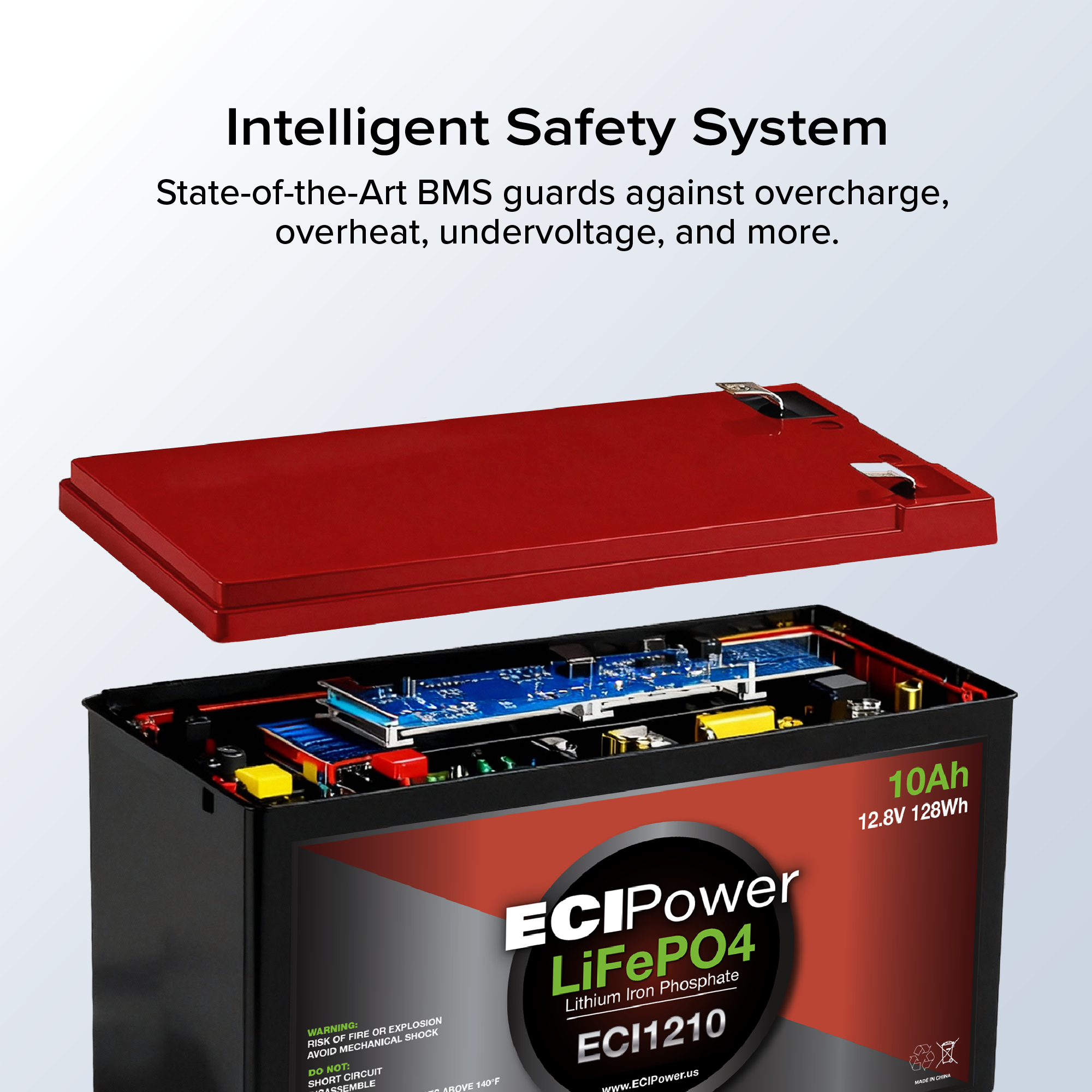 12V 10Ah - LiFePO4 Battery