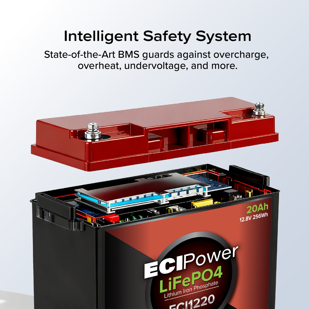 12V 20Ah - LiFePO4 Battery