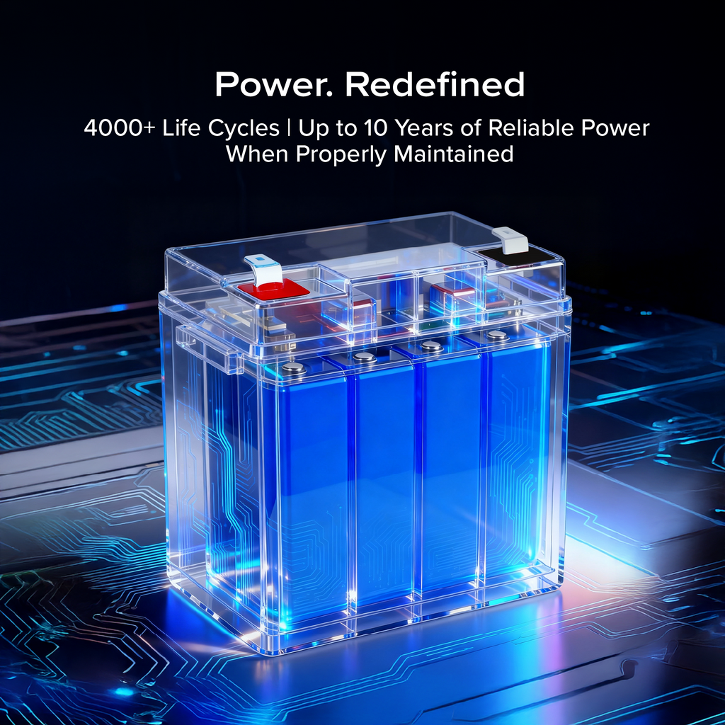 12V 5Ah - LiFePO4 Battery