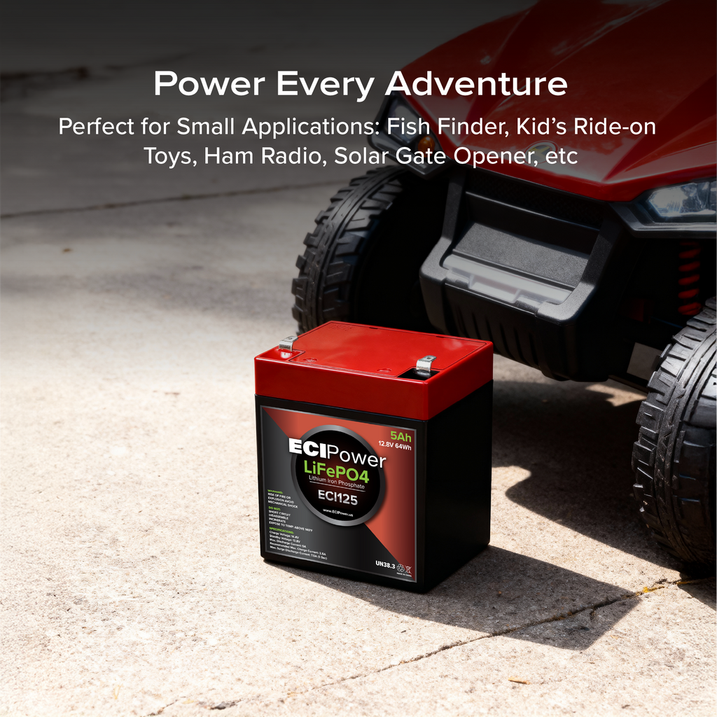 12V 5Ah - LiFePO4 Battery