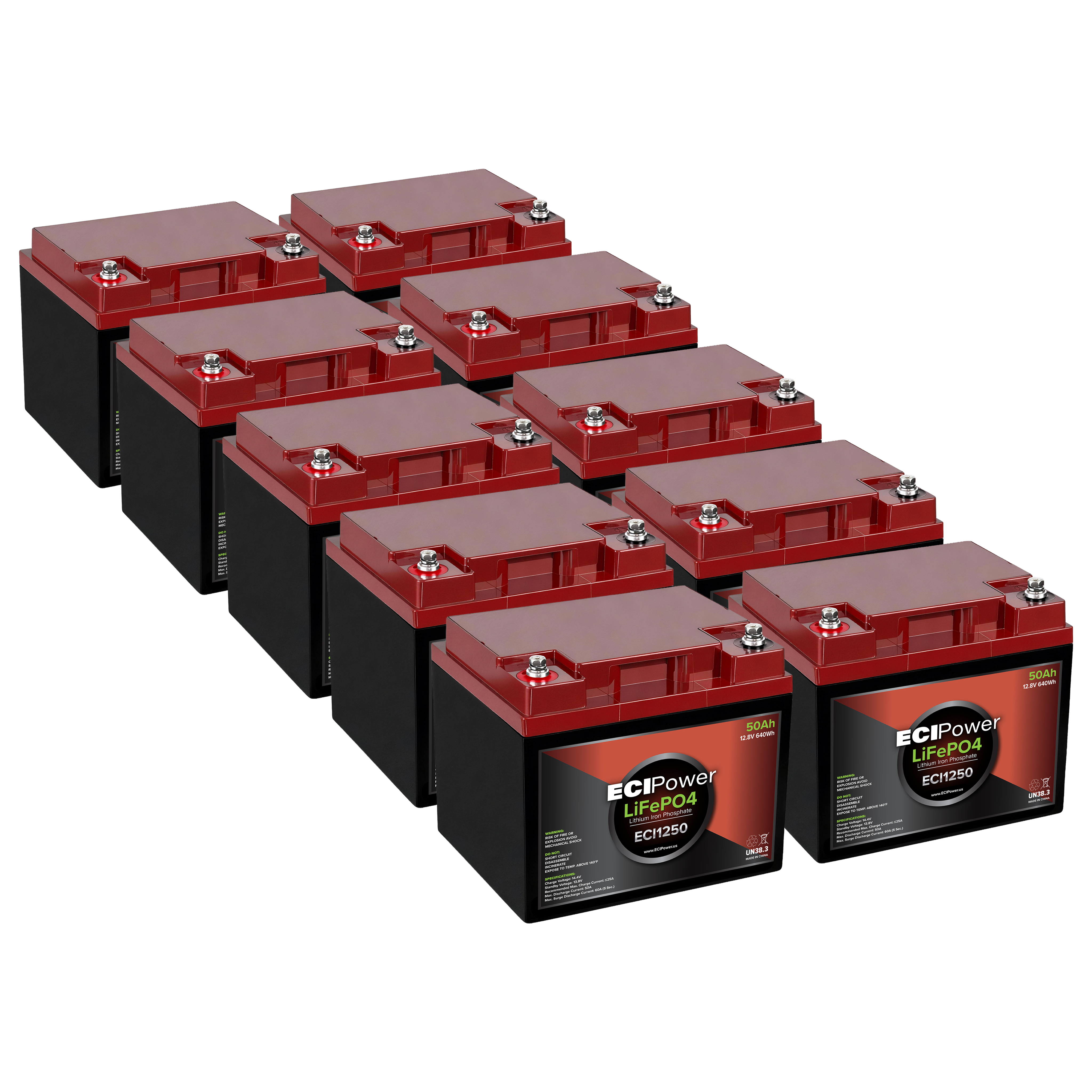 12V 50Ah - LiFePO4 Battery