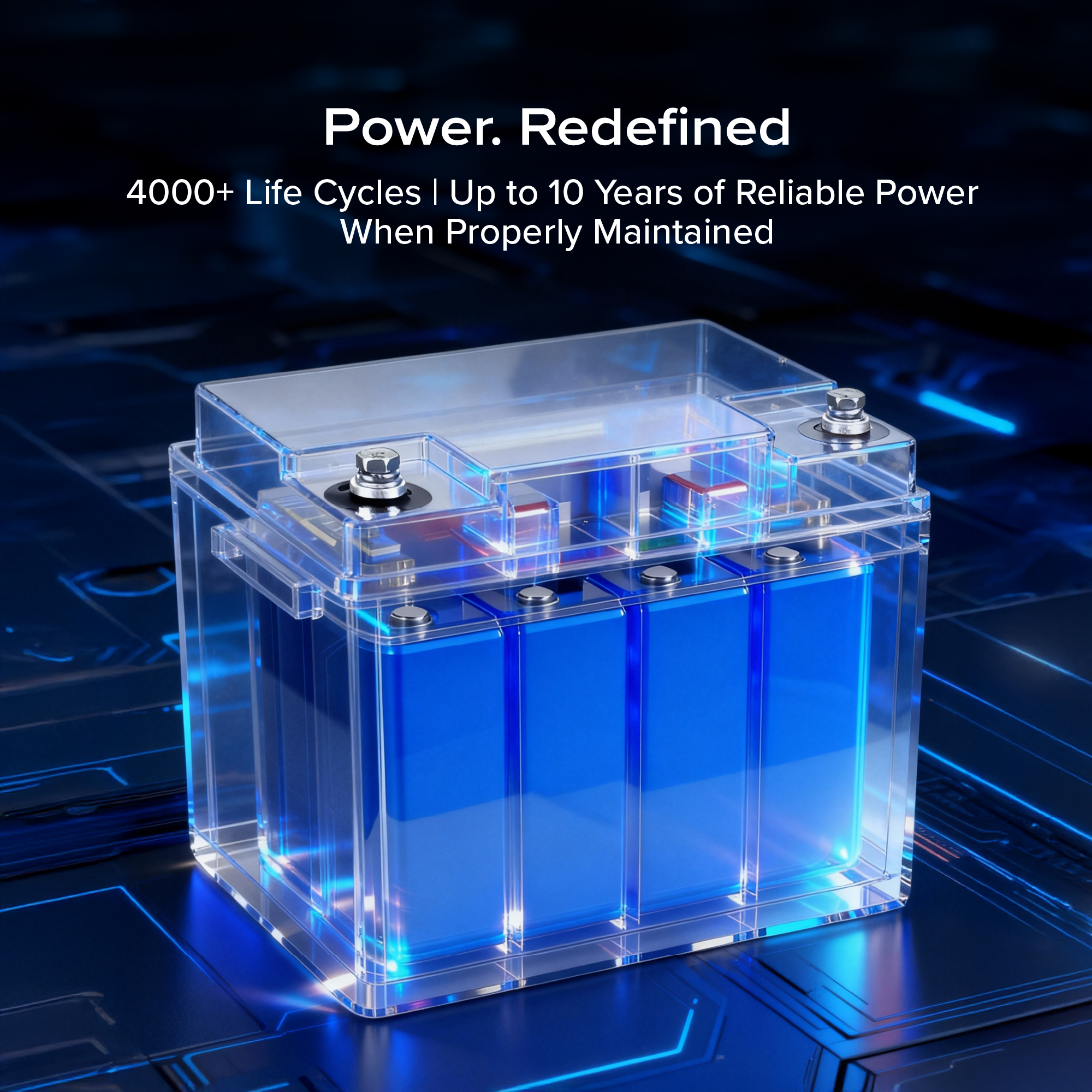 12V 50Ah - LiFePO4 Battery