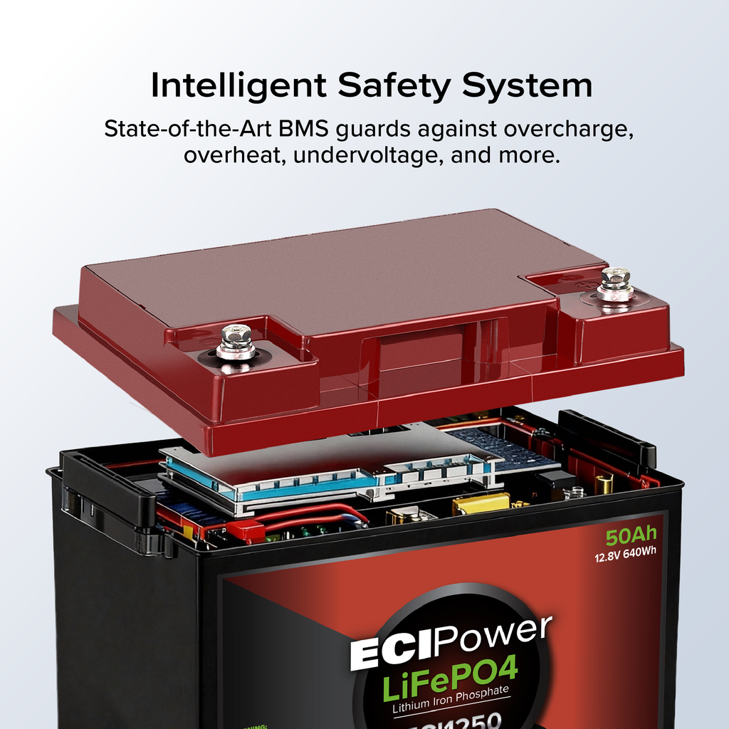 12V 50Ah - LiFePO4 Battery