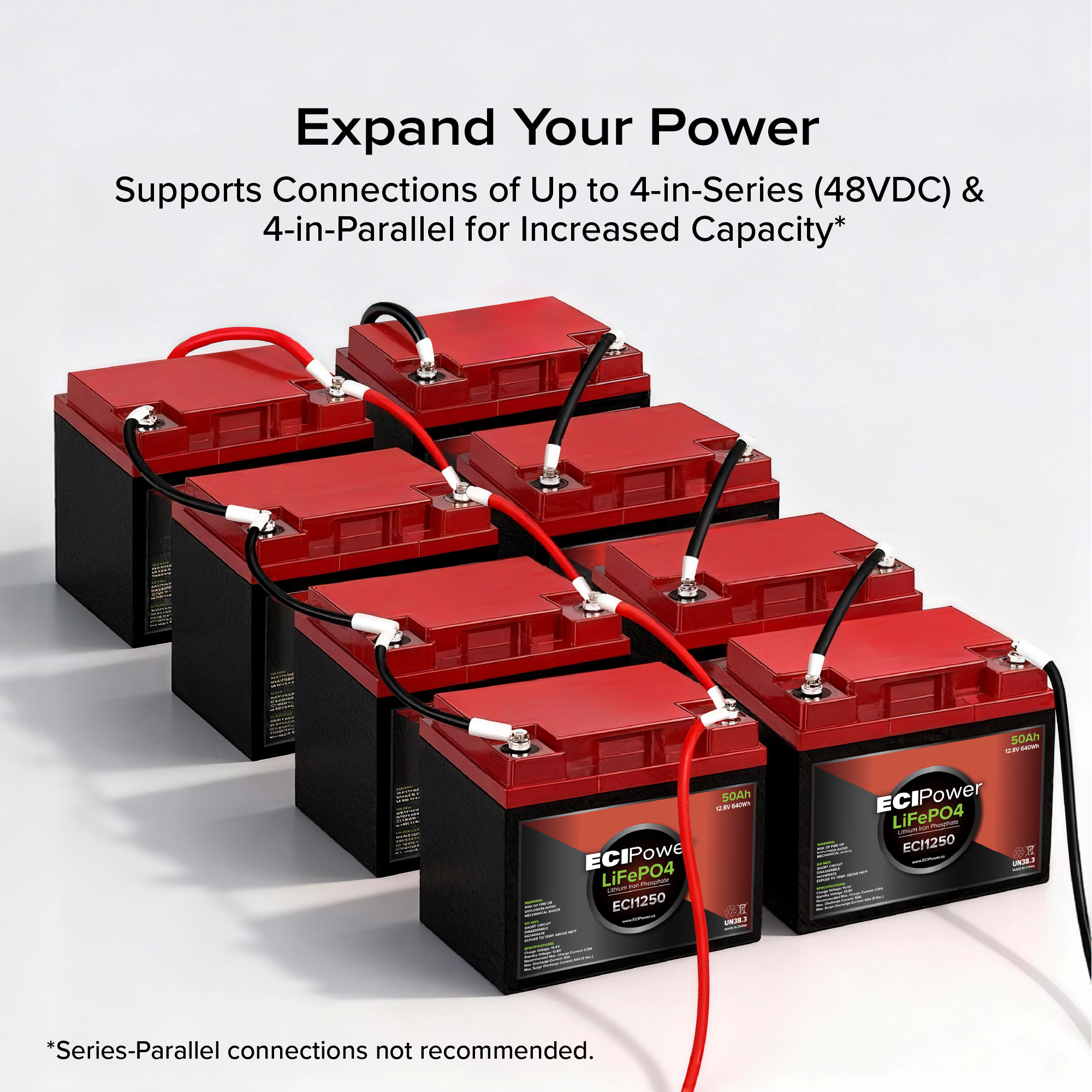 12V 50Ah - LiFePO4 Battery