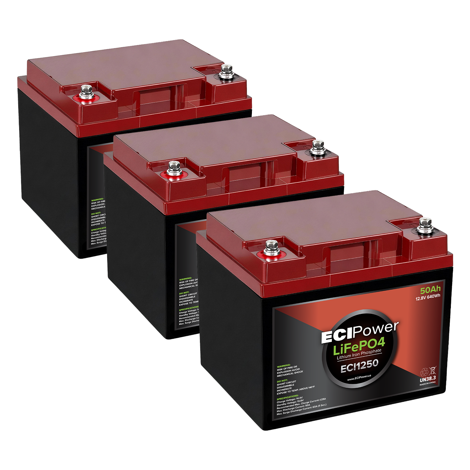 12V 50Ah - LiFePO4 Battery