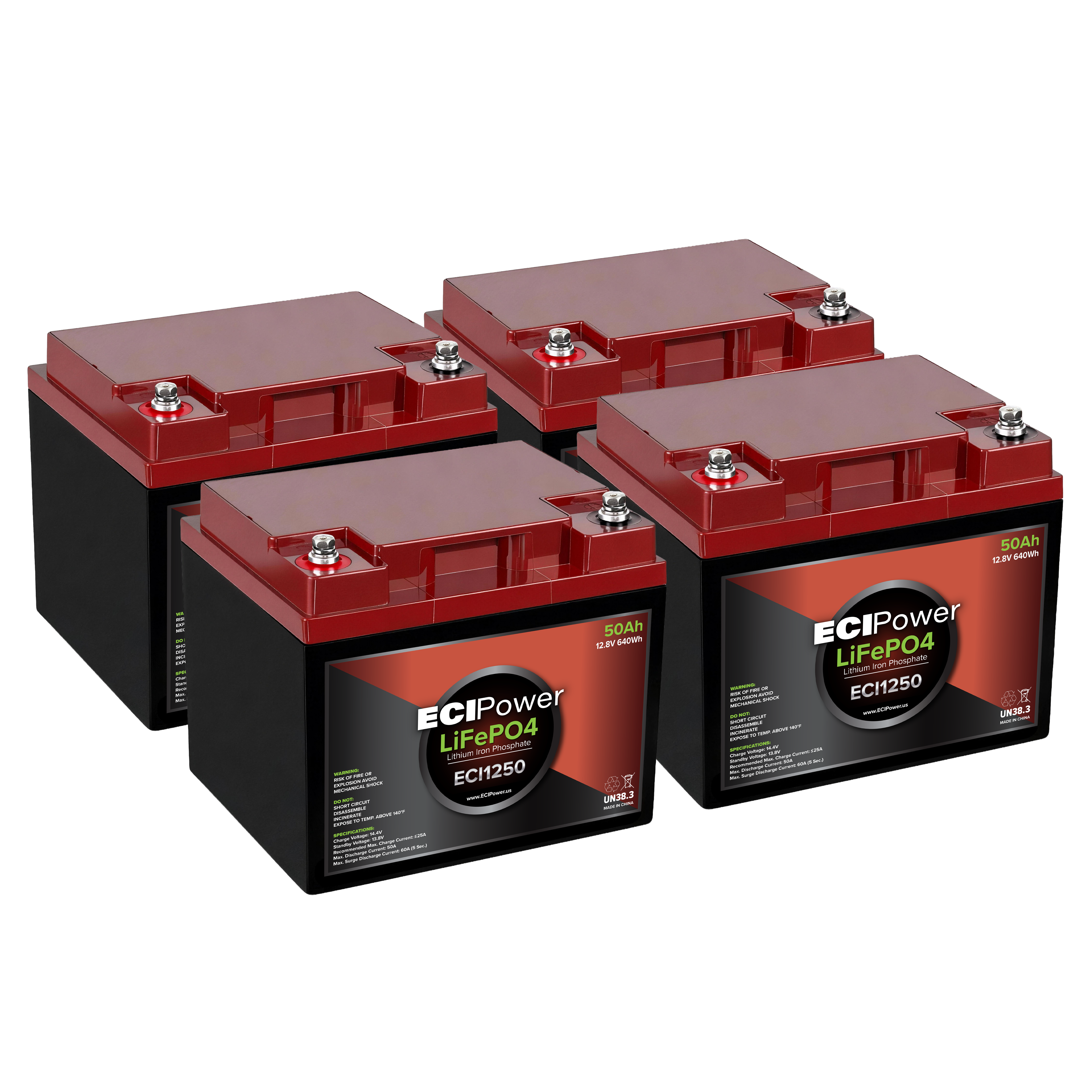 12V 50Ah - LiFePO4 Battery