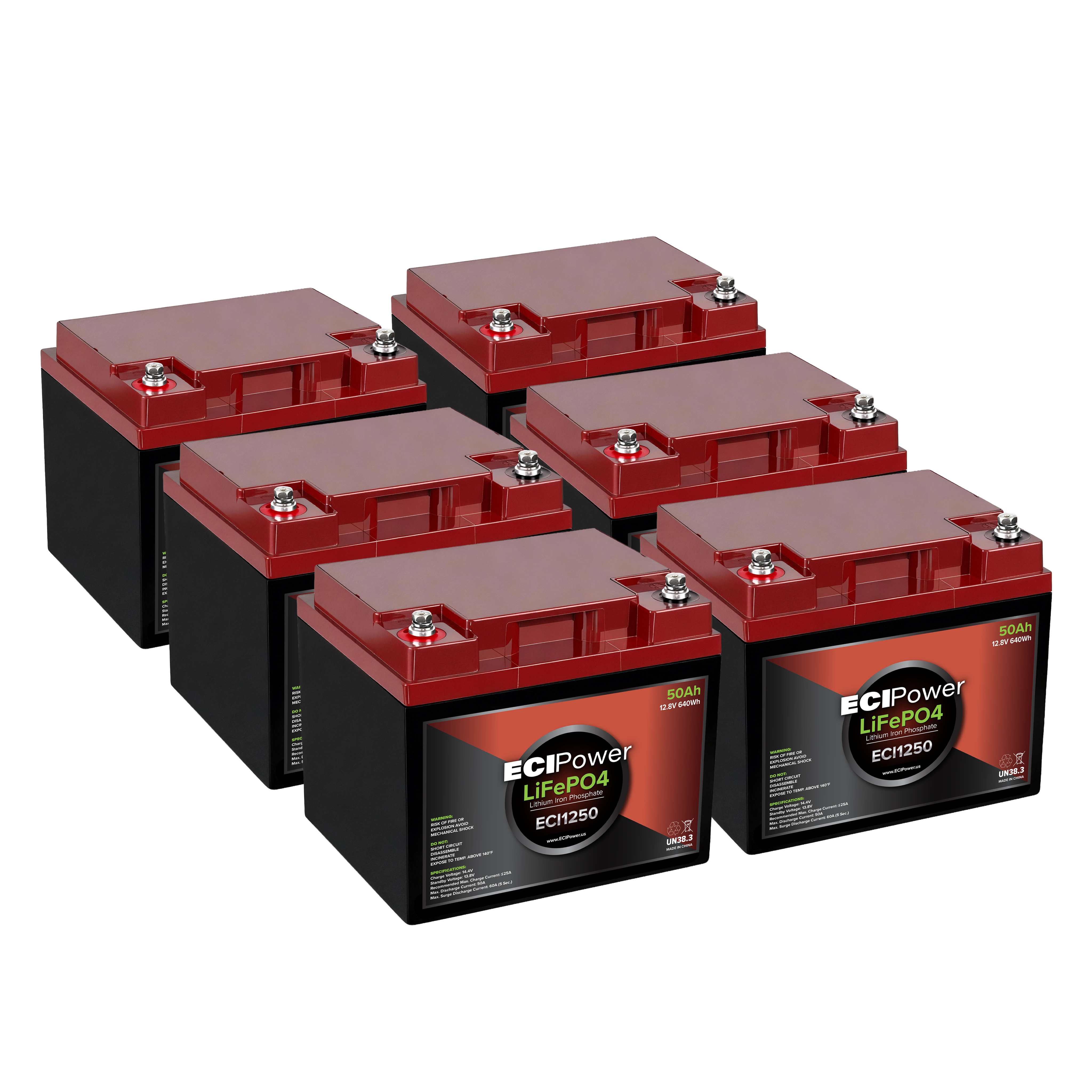 12V 50Ah - LiFePO4 Battery