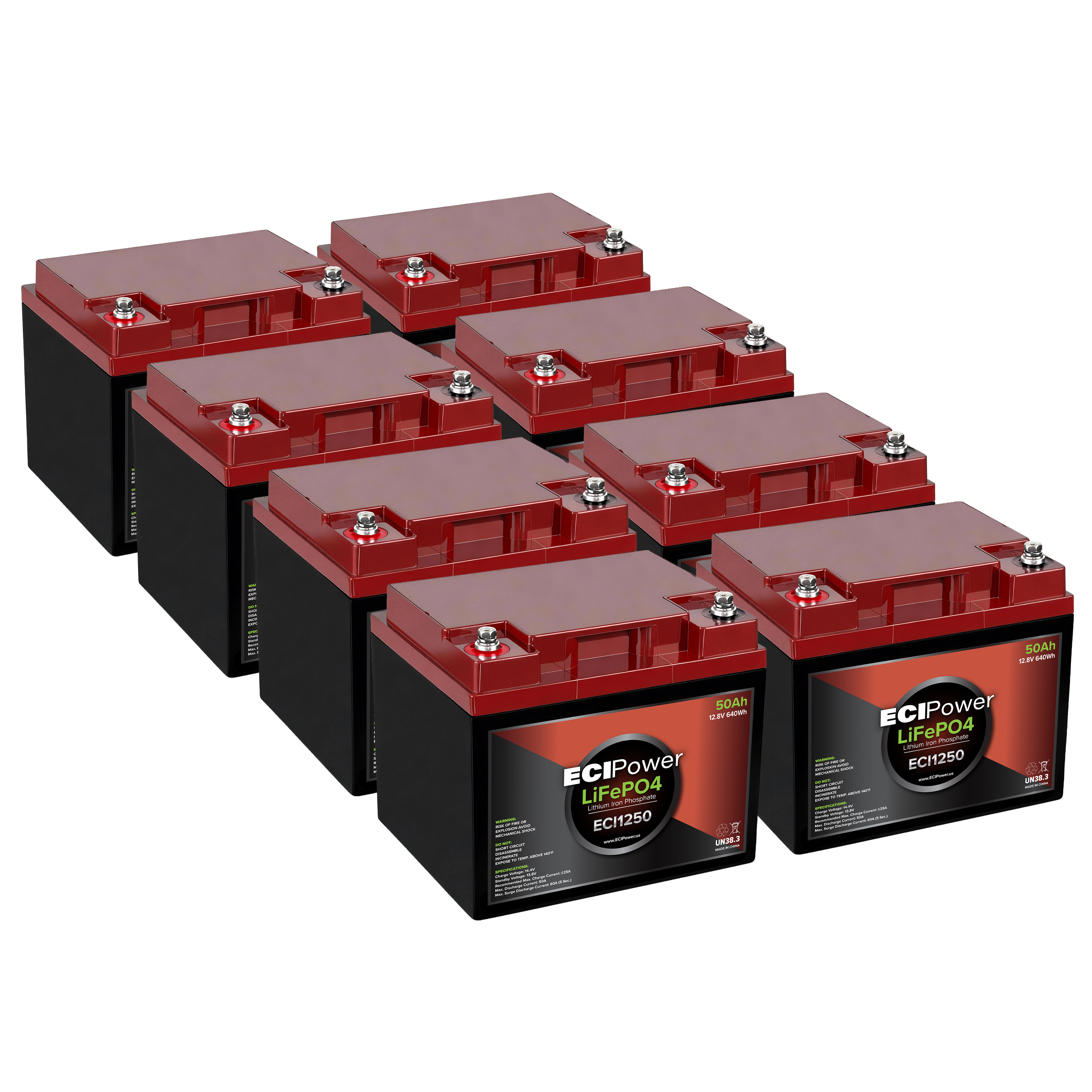 12V 50Ah - LiFePO4 Battery
