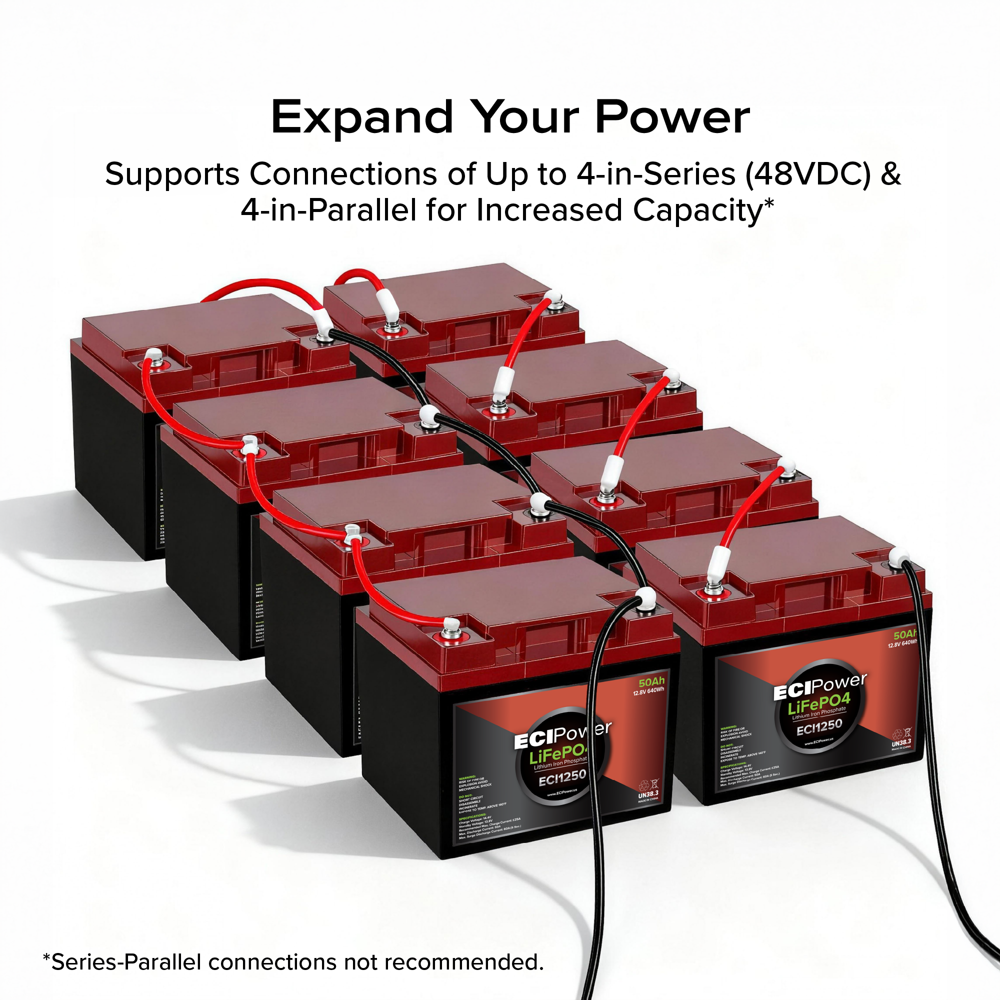 12V 50Ah - LiFePO4 Battery