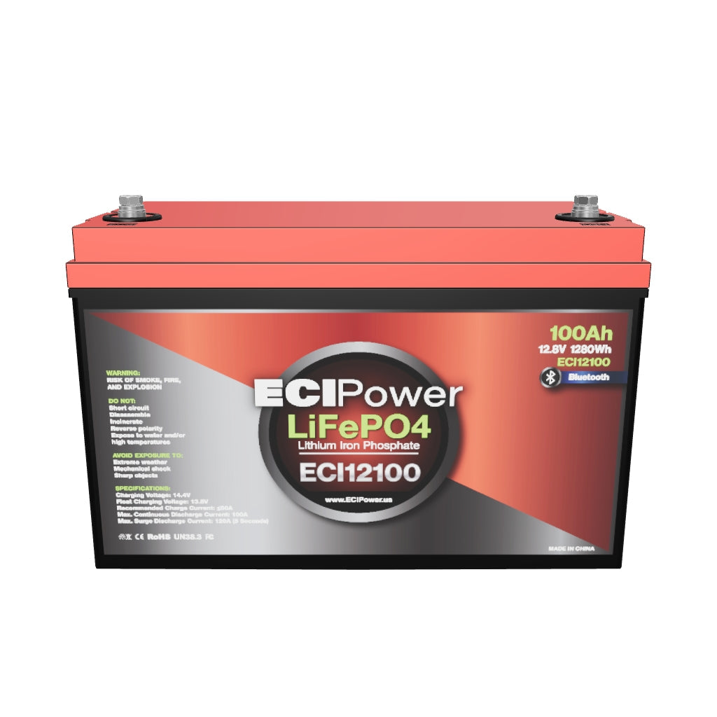 12V 100Ah - LiFePO4 Battery Bluetooth