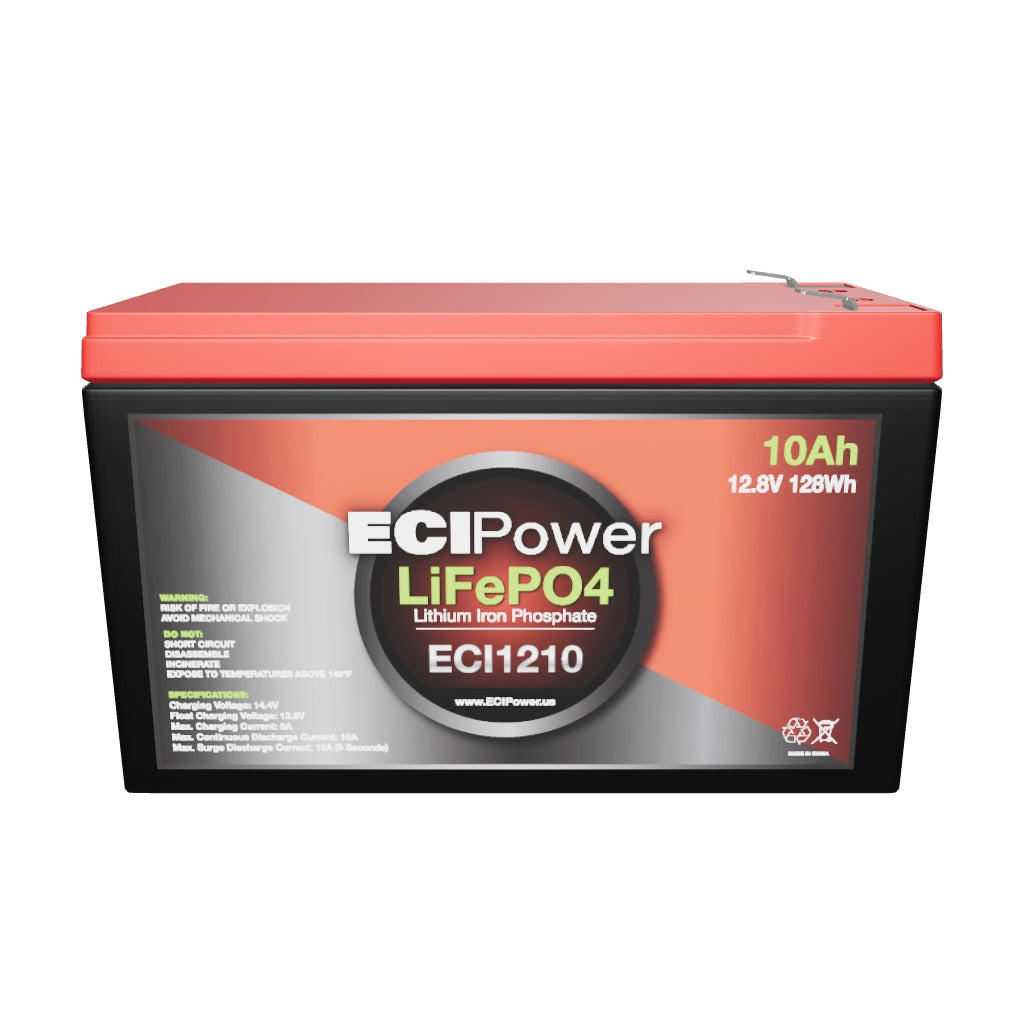 12V 10Ah - LiFePO4 Battery