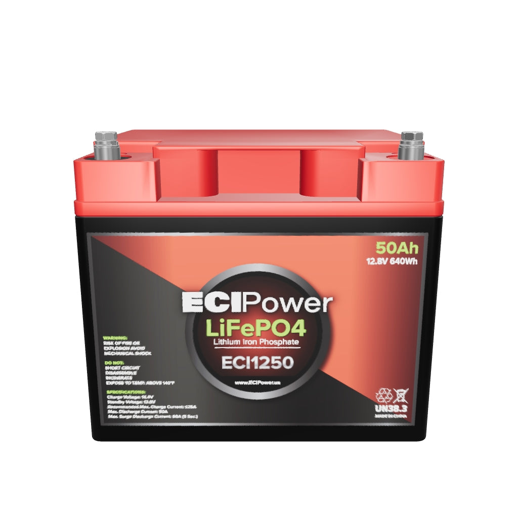 12V 50Ah - LiFePO4 Battery