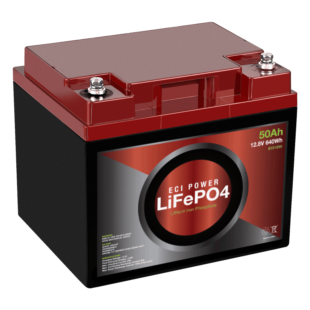 12V 50Ah - LiFePO4 Battery