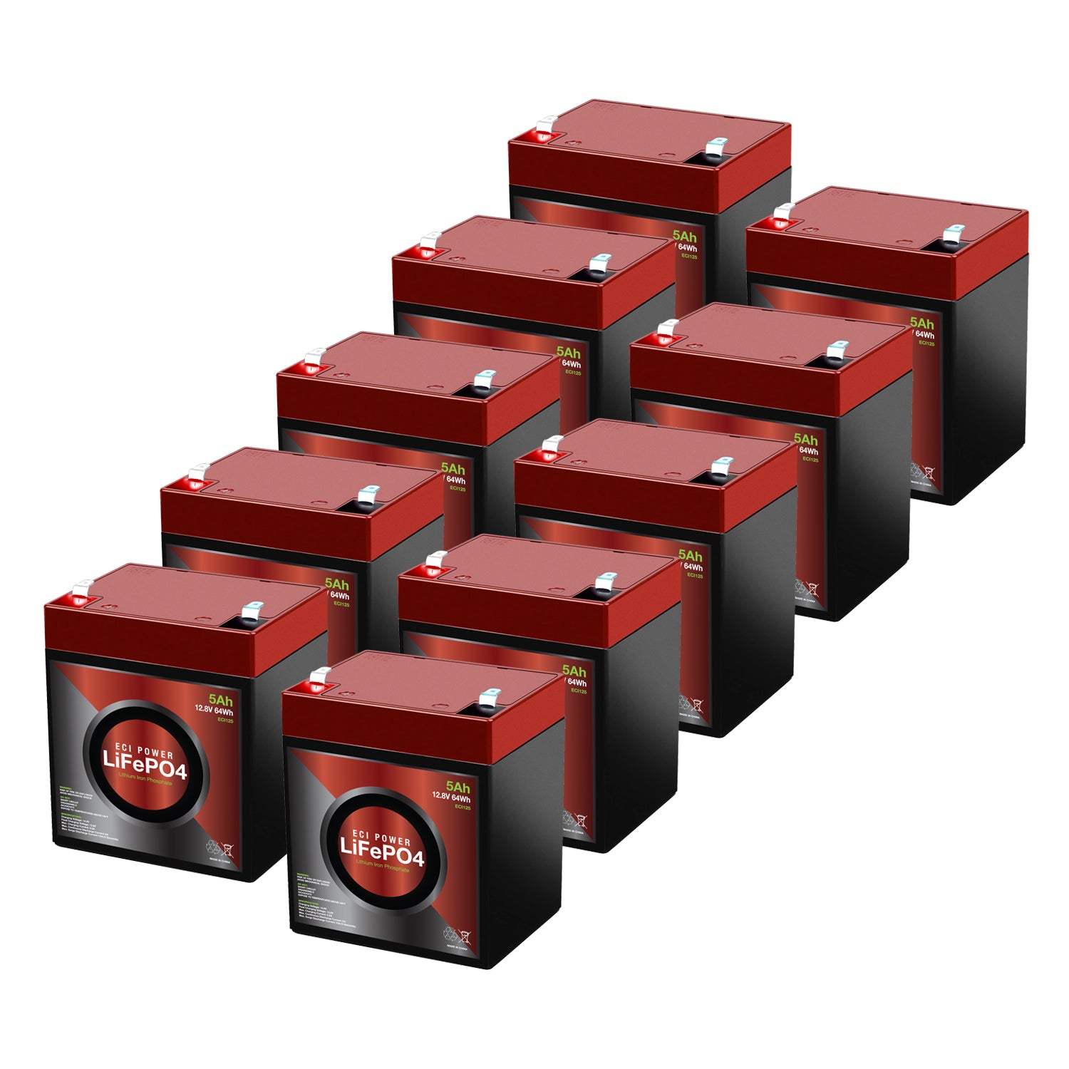 12V 5Ah - LiFePO4 Battery
