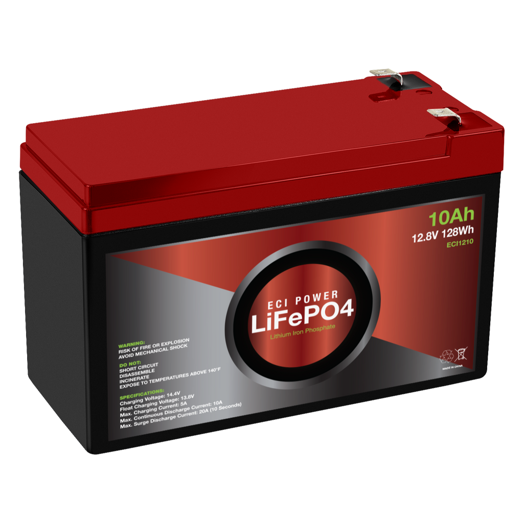 12V 10Ah - LiFePO4 Battery