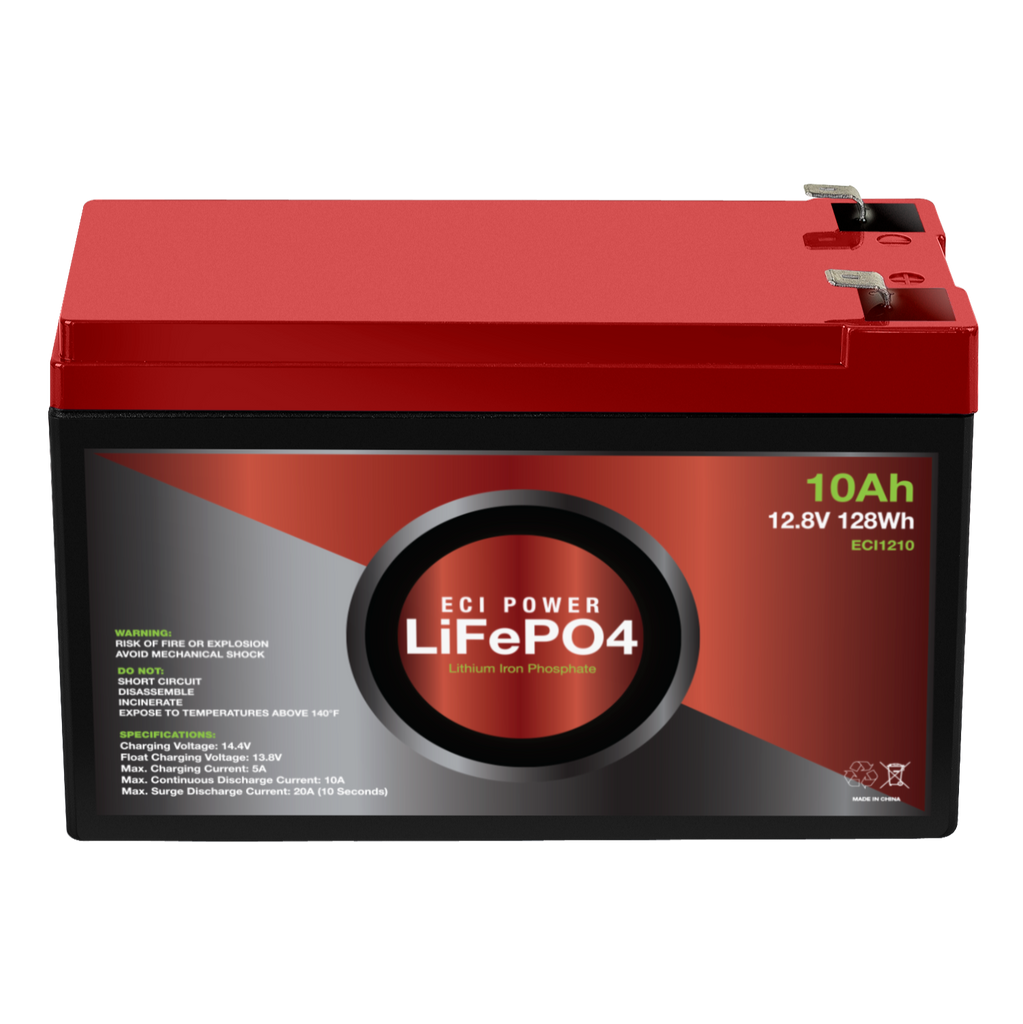 12V 10Ah - LiFePO4 Battery