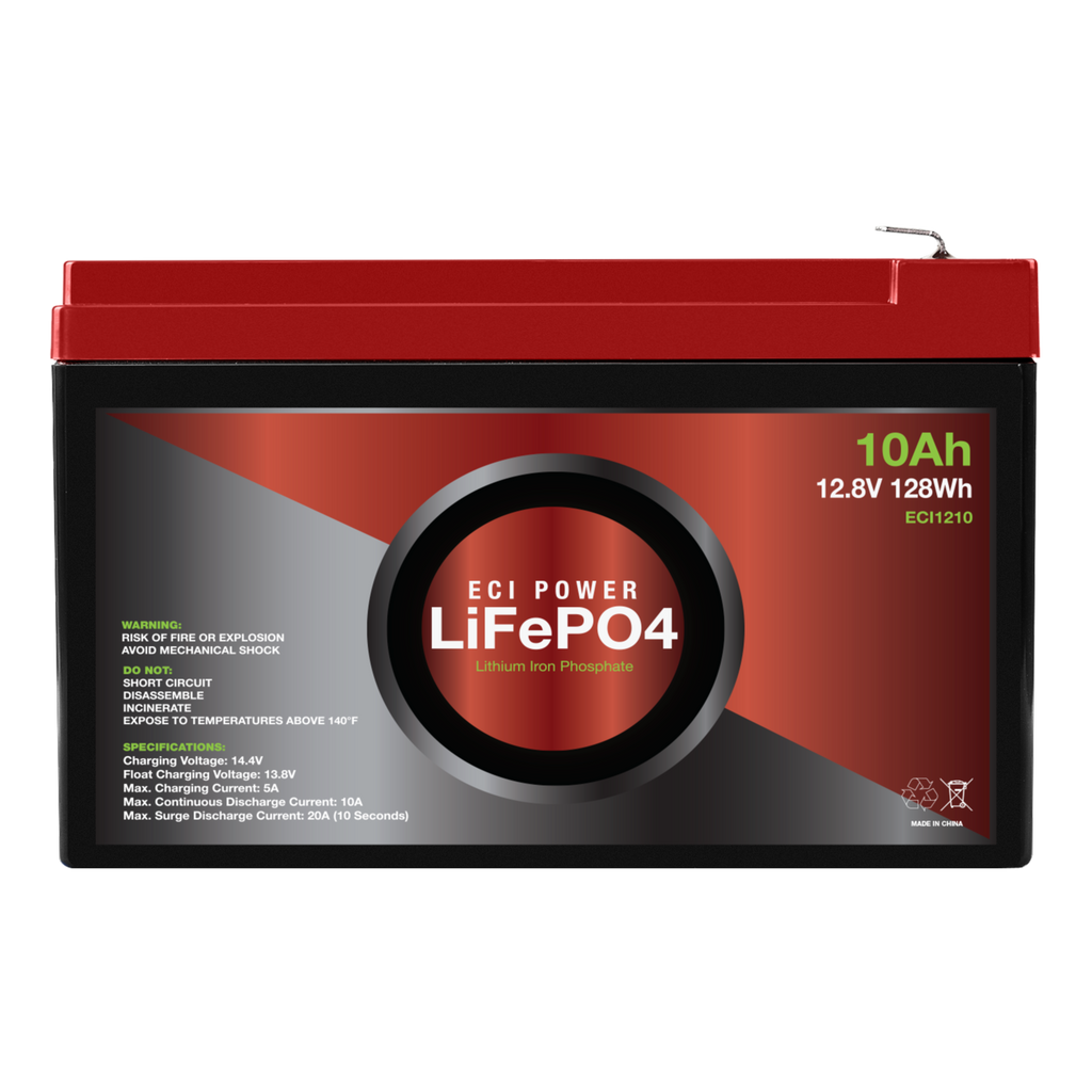 12V 10Ah - LiFePO4 Battery