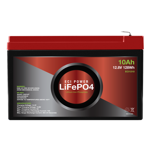 12V 10Ah - LiFePO4 Battery