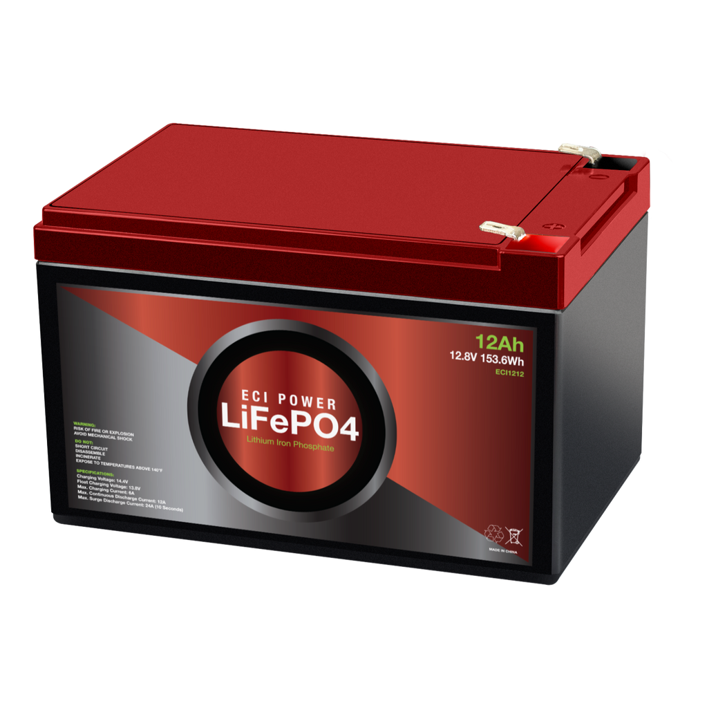 12V 12Ah - LiFePO4 Battery