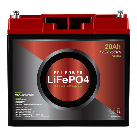 12V 20Ah - LiFePO4 Battery