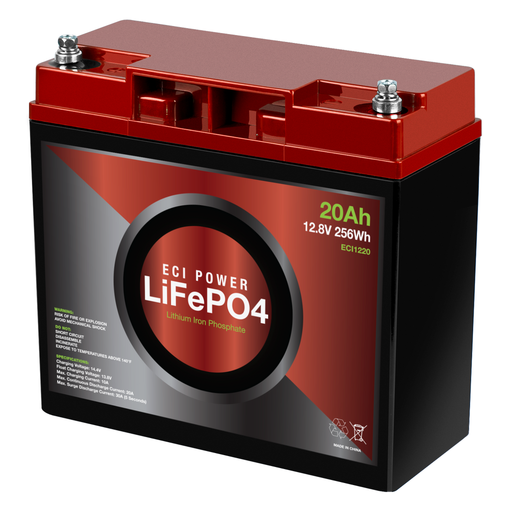 12V 20Ah - LiFePO4 Battery