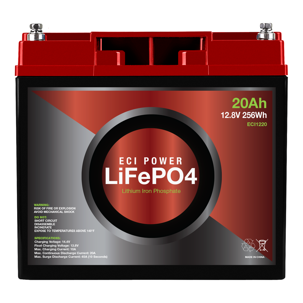 12V 20Ah - LiFePO4 Battery