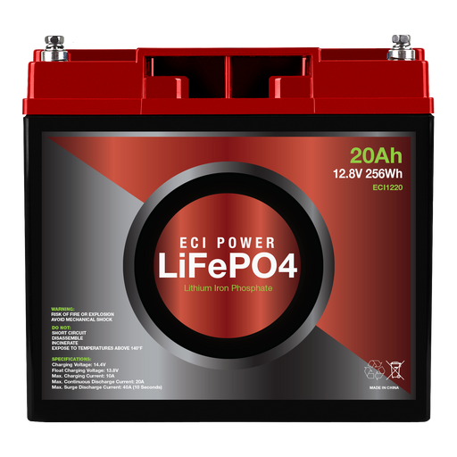 12V 20Ah - LiFePO4 Battery