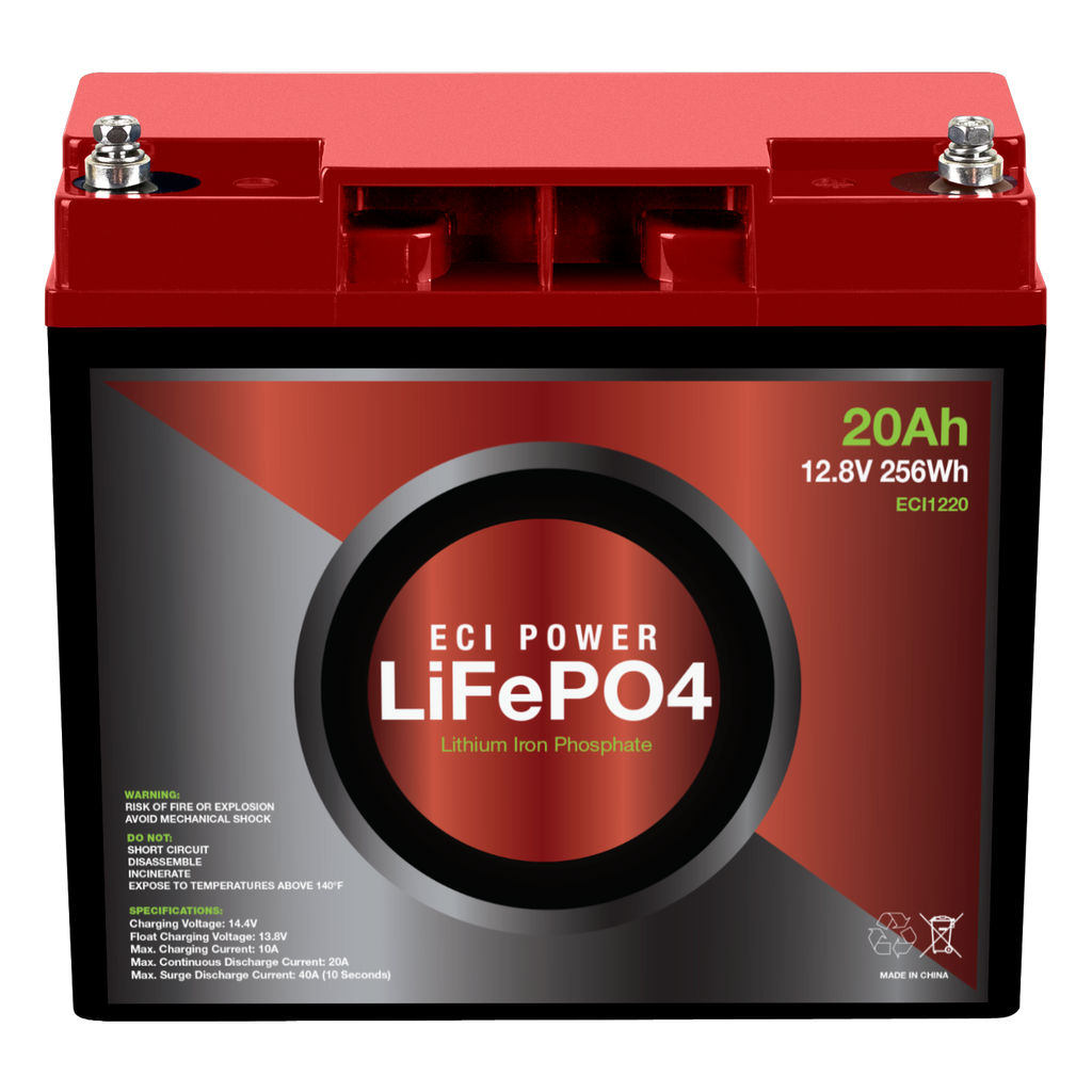 12V 20Ah - LiFePO4 Battery