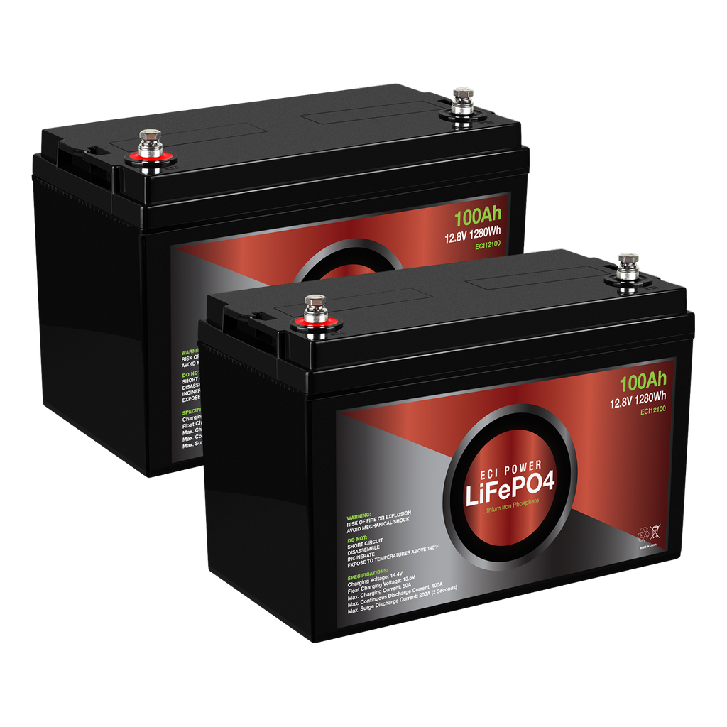 12V 100Ah - LiFePO4 Battery