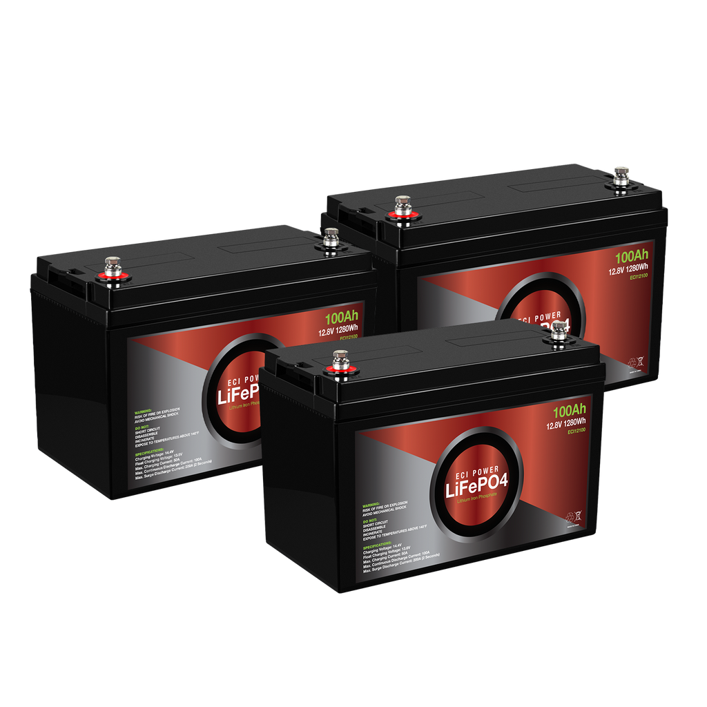 12V 100Ah - LiFePO4 Battery