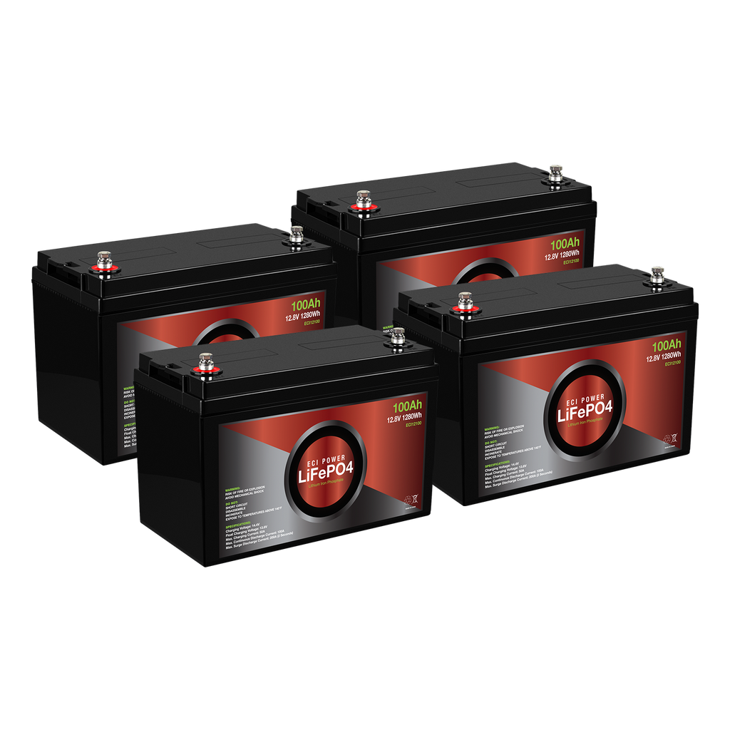 12V 100Ah - LiFePO4 Battery – ECI Power