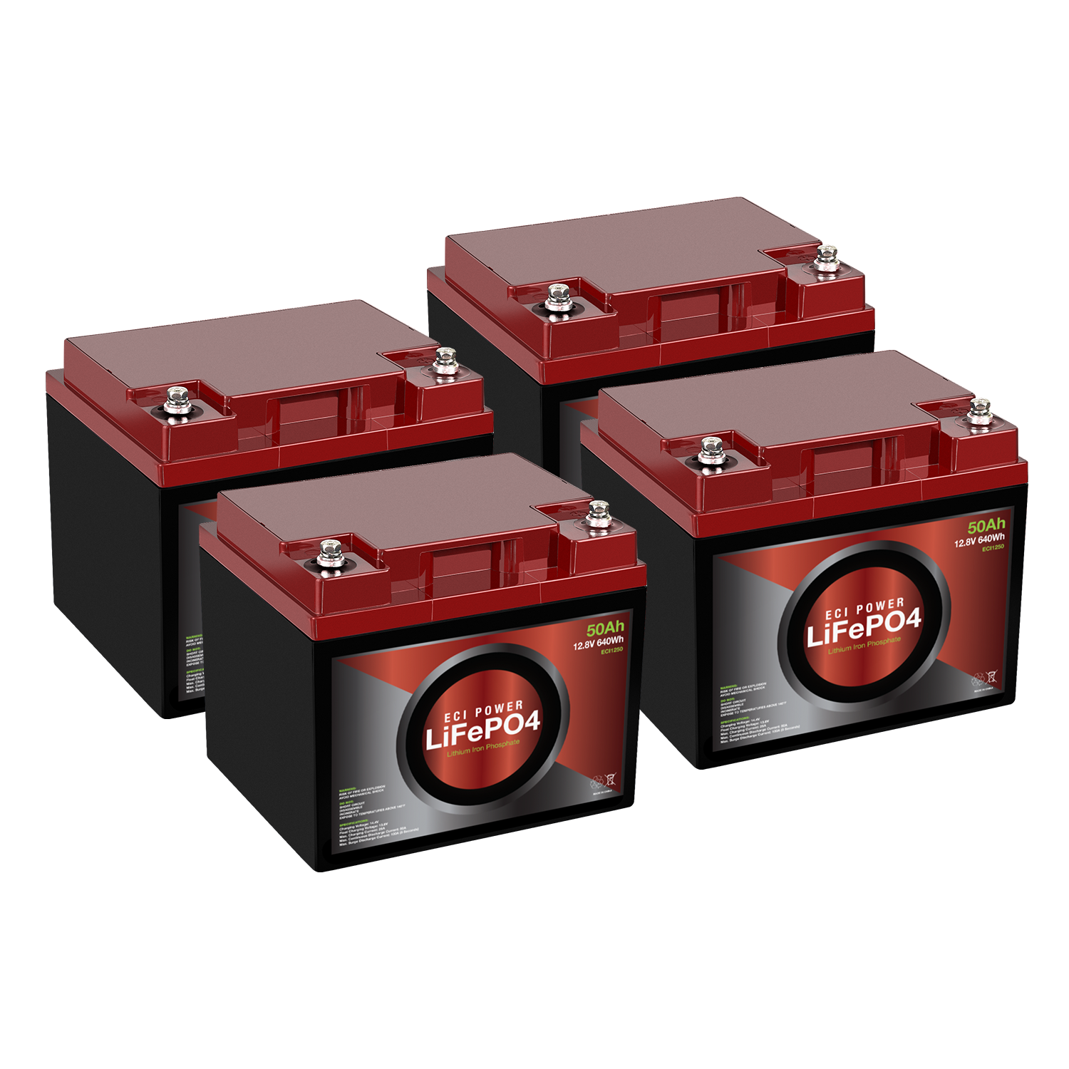 12V 50Ah - LiFePO4 Battery