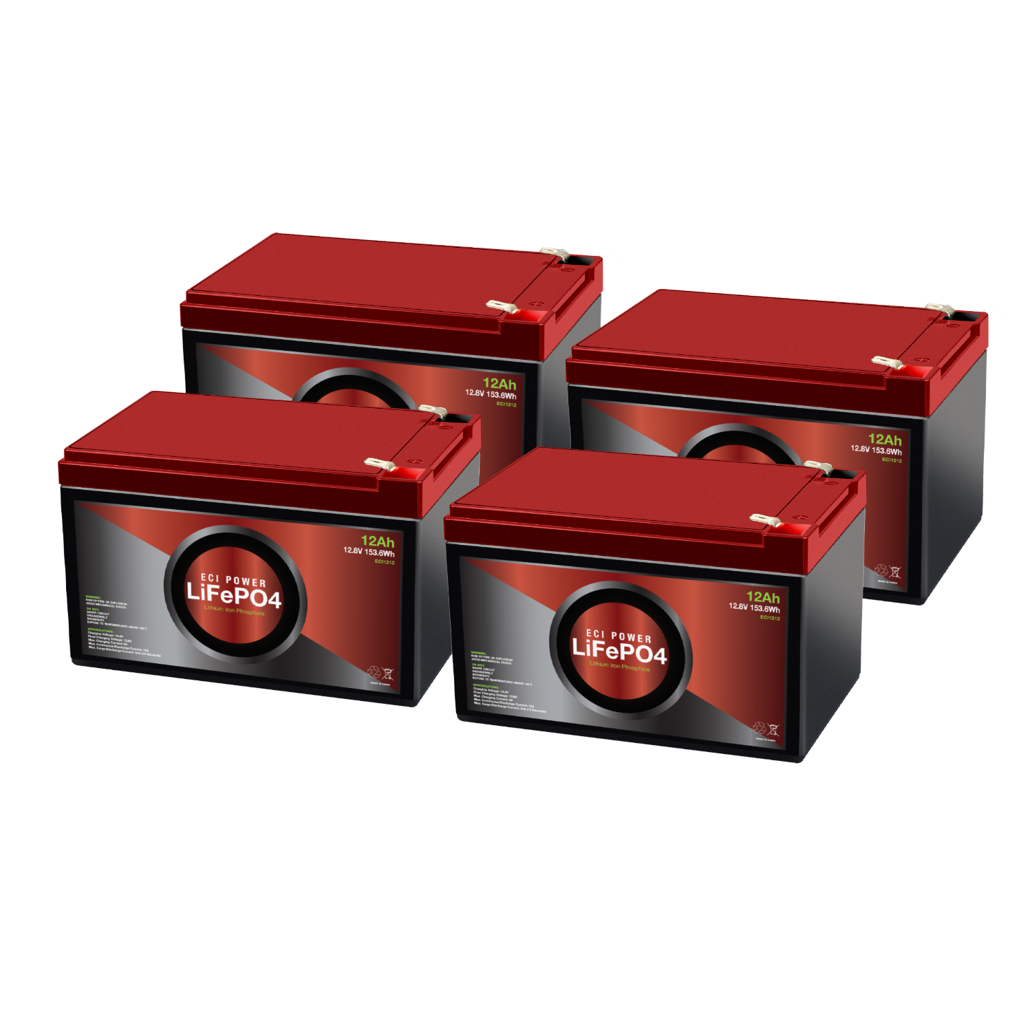 12V 12Ah - LiFePO4 Battery (PRE-ORDER: END OF JUN)