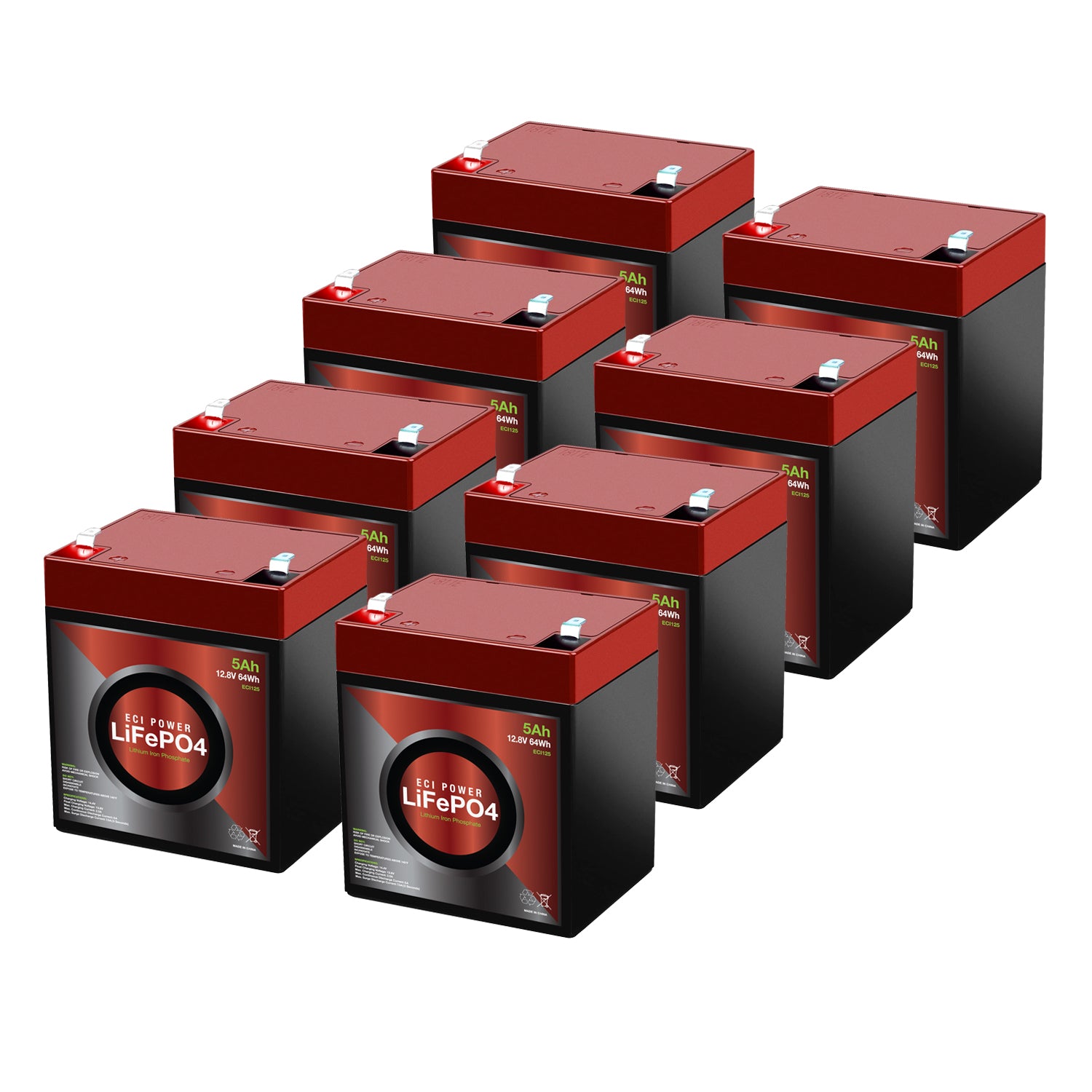 12V 5Ah - LiFePO4 Battery