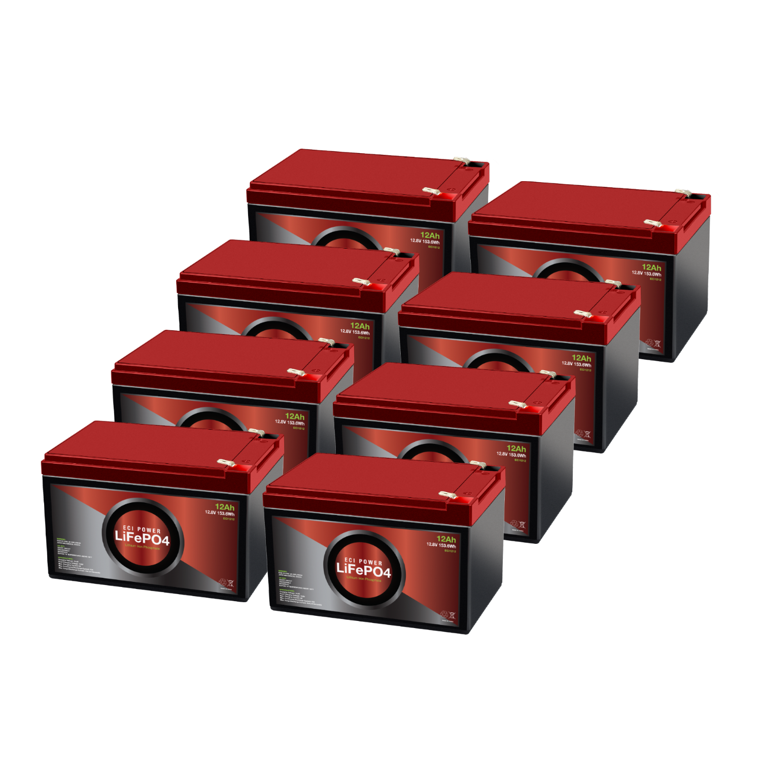12V 12Ah - LiFePO4 Battery (PRE-ORDER: END OF JUN)
