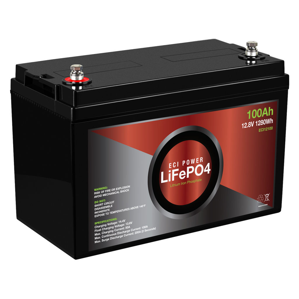 12V 100Ah - LiFePO4 Battery